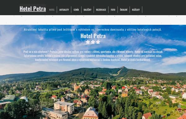 Vorschau von www.hotelpetra.cz, Hotel Petra