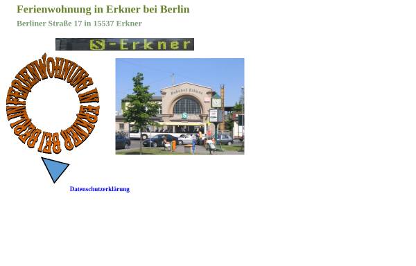Vorschau von www.berlin-erkunden.eu, Ferienwohnungen Heidrun Koch