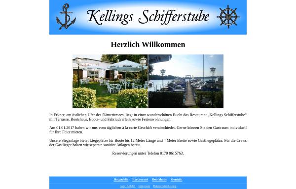 Vorschau von www.kellings-schifferstube.de, Restaurant „Kellings Schifferstube“