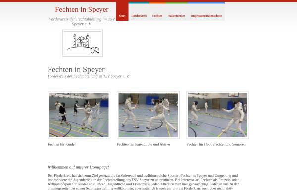 Vorschau von www.fechten-in-speyer.de, Turn- und Sportverein 1847 e.V. Speyer