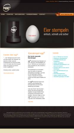 Vorschau der mobilen Webseite www.eierstempel.de, Eggid Eierstempel - modico GmbH & Co KG