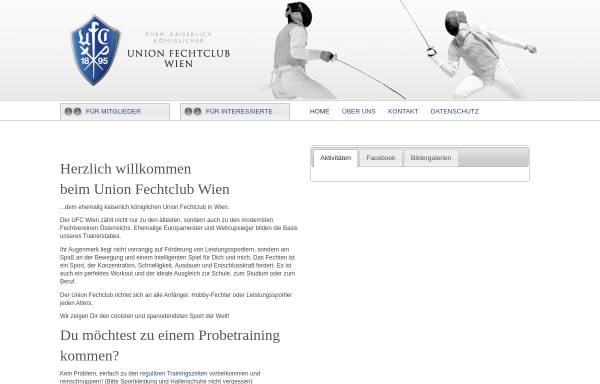 Vorschau von www.sportfechten.at, Union Fechtclub Wien