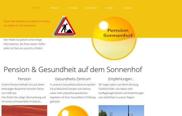 Vorschau von www.sonnenhof-de.info, Pension Sonnenhof