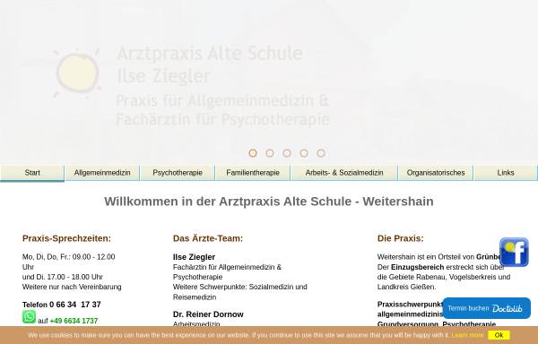 Vorschau von www.ilse-ziegler.de, Praxis Ilse Ziegler