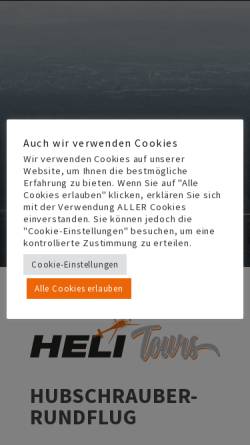 Vorschau der mobilen Webseite www.heliseven.de, HeliSeven GmbH