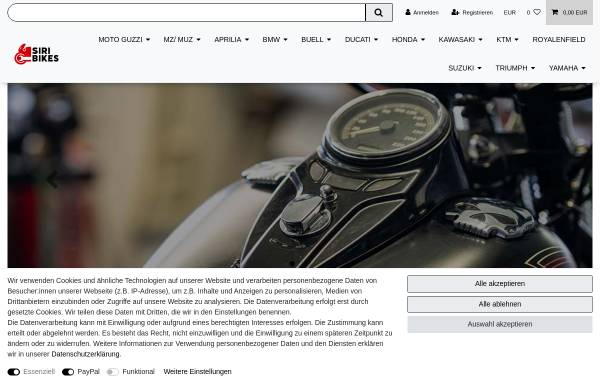 Vorschau von www.siribikes.de, SiRi Bikes & Parts