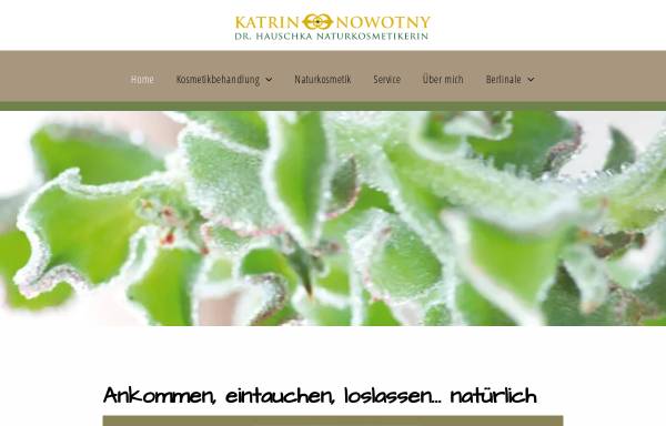 Vorschau von www.natuerlich-in-potsdam.de, Katrin Nowotny - Dr. Hauschka Naturkosmetik