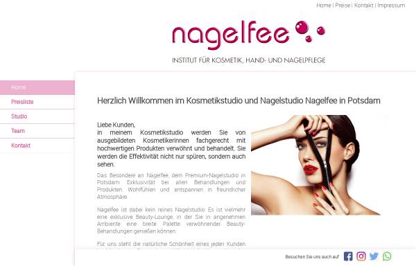 Vorschau von nagelfee.com, Nagelfee