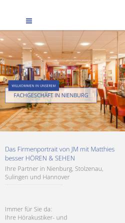 Vorschau der mobilen Webseite www.j-matthies.de, Jürgen Matthies e.K.