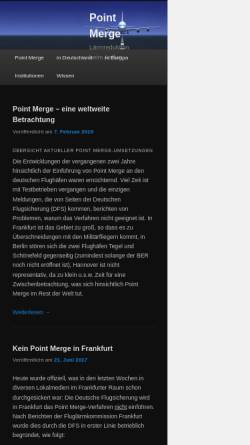 Vorschau der mobilen Webseite point-merge.de, Point Merge