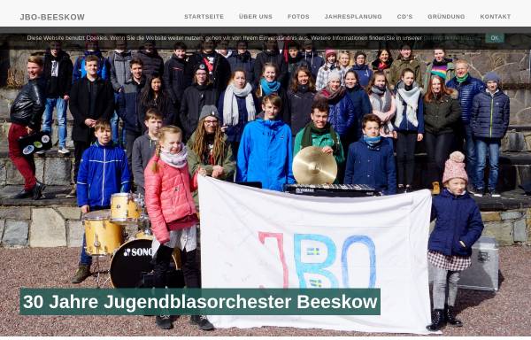 Vorschau von jbo-beeskow.de, Jugendblasorchester Beeskow
