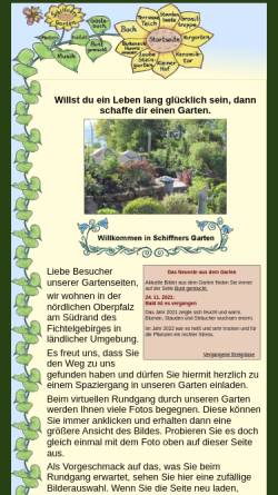 Vorschau der mobilen Webseite www.schiffners-garten.de, Schiffners Garten
