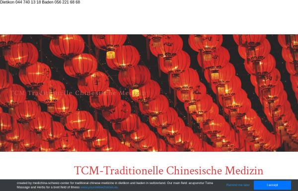 Vorschau von www.medichina-schweiz.ch, Medichina Schweiz