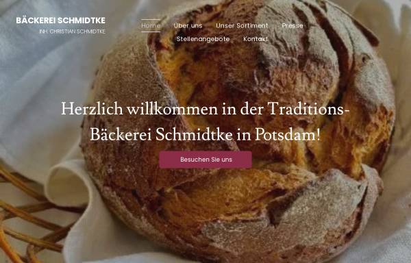 Vorschau von www.baeckerei-schmidtke.de, Bäckerei Schmidtke