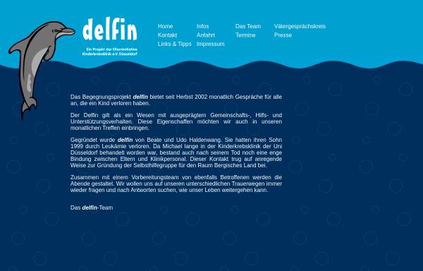 Vorschau von www.delfin-initiative.de, Delfin - Ein Projekt der Elterninitiative Kinderkrebsklinik e.V. Düsseldorf