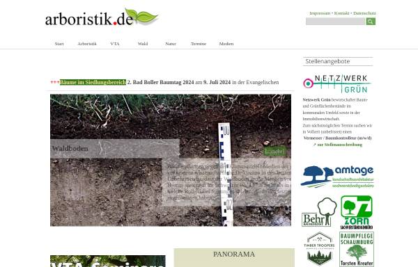 Vorschau von www.arboristik.de, Arboristik.de