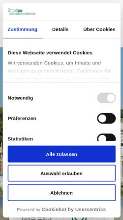 Vorschau der mobilen Webseite www.alpha-immo.de, Alpha Immobilien