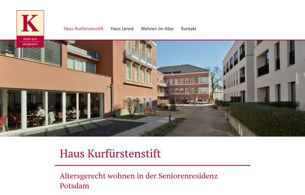 Vorschau von www.kurfuerstenstift.de, Kurfürstenstift