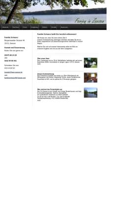 Vorschau der mobilen Webseite www.fewo-zeesen.de, Ferien in Zeesen