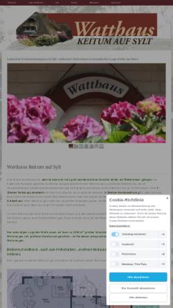 Vorschau der mobilen Webseite www.sylt-watthaus.de, Sylt Watthaus