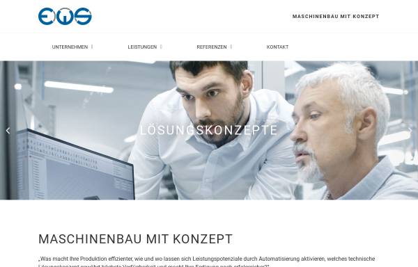 Vorschau von ews-online.de, EWS GmbH