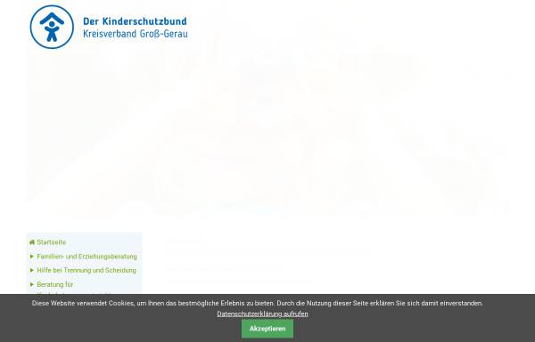 Vorschau von ksbgg.de, Deutscher Kinderschutzbund Kreisverband Groß-Gerau e.V.