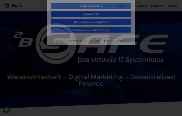 Vorschau von 2bsafe.de, 2Bsafe EDV-Betreuung