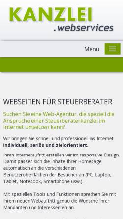 Vorschau der mobilen Webseite www.wsa-webdesign.de, WSA-Webdesign, Wolf Schneider