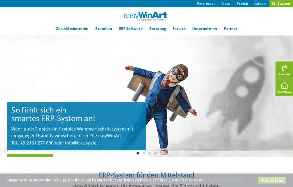 Vorschau von www.easywinart.de, IT-Easy GmbH