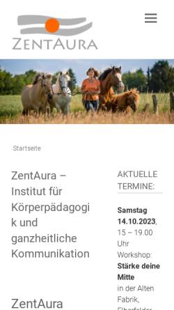 Vorschau der mobilen Webseite www.pferde-traeume.de, Petra Siegel