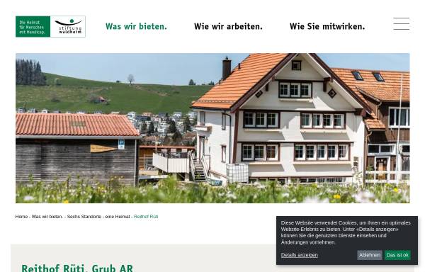 Vorschau von www.stiftung-waldheim.ch, Reithof in der Rüti