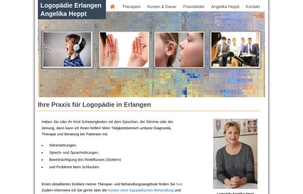 Vorschau von www.logopaedie-erlangen.com, Angelika Heppt