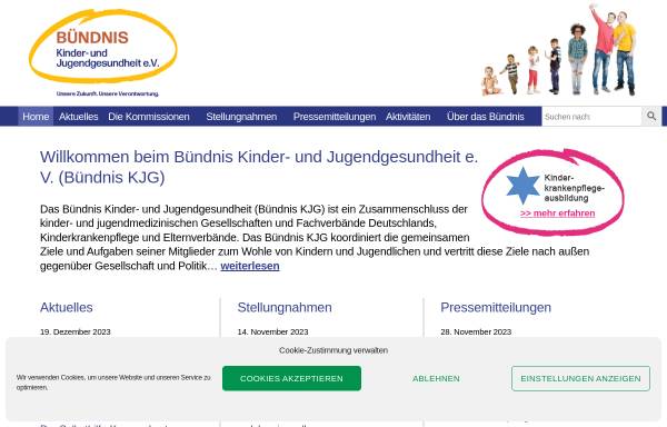 Vorschau von www.dakj.de, Deutsche Akademie für Kinder- und Jugendmedizin e. V.