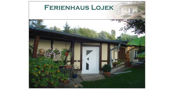 Vorschau von www.ferienhaus-lojek.de, Ferienhaus Lojek