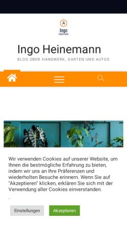 Vorschau der mobilen Webseite www.ingo-heinemann.de, Die Religionsfreiheit des Grundgesetzes in Rechtswissenschaft und Rechtsprechung