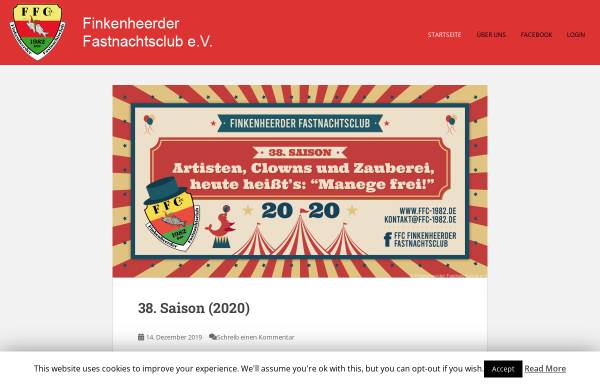 Vorschau von www.ffc-1982.de, Finkenheerder Fastnachtsclub FFC e.V., gegründet 1982