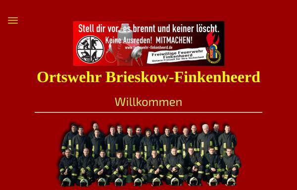 Vorschau von www.feuerwehr-finkenheerd.eu, Feuerwehr Brieskow-Finkenheerd