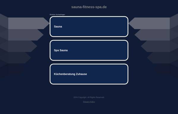 Vorschau von www.sauna-fitness-spa.de, Sauna und Fitness Spa Höchenschwand