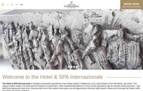 Vorschau von www.hotel-internazionale.ch, Hotel Internazionale