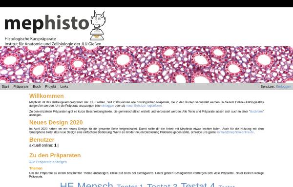 Vorschau von www.mephisto-online.de, Mephisto Online