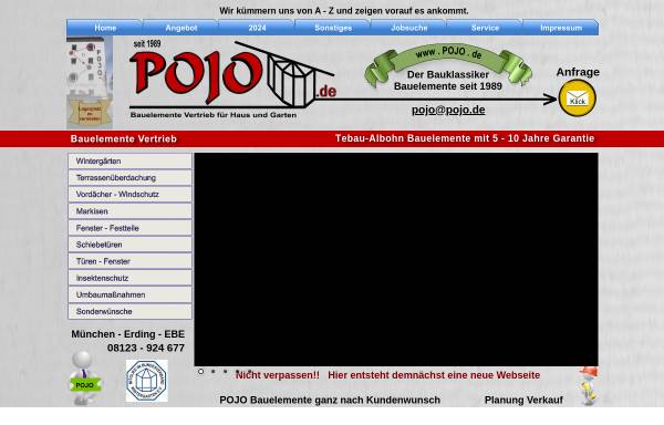 Vorschau von www.pojo.de, Pojo-Bauelemente - Johann Popitz