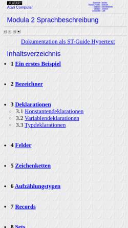 Vorschau der mobilen Webseite www.mbernstein.de, Modula-2 - Sprachbeschreibung