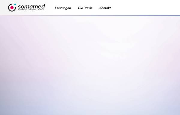 Vorschau von www.soma-med.de, Somamed - Praxis für Physiotherapie und Osteopathie