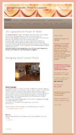 Vorschau der mobilen Webseite sprechtherapeuten.de, Logopädische Praxis Al-Rubei