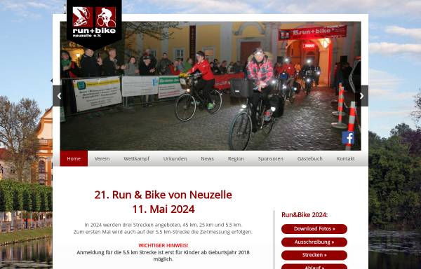 Vorschau von www.run-and-bike.com, RUN & BIKE Neuzelle e.V.