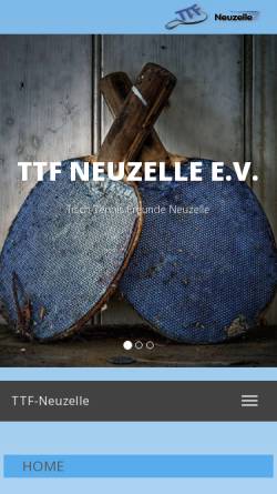 Vorschau der mobilen Webseite www.ttf-neuzelle.de, TTF Neuzelle e.V.
