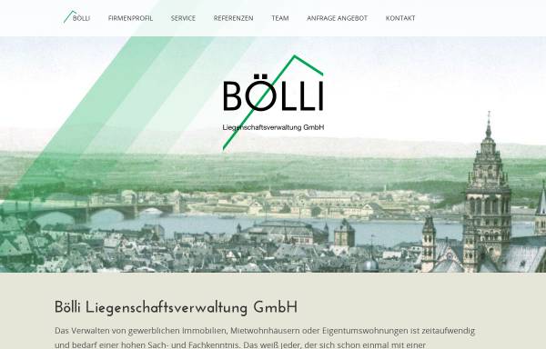 Vorschau von www.hausverwaltung-boelli.de, Bölli Liegenschaftsverwaltung GmbH