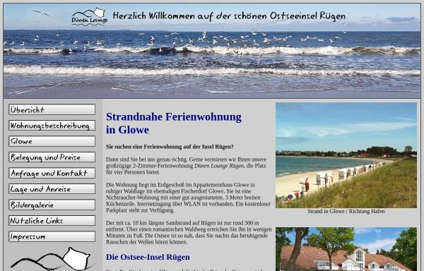Vorschau von www.ferienwohnung2-glowe.de, Ferienwohnung Pesch