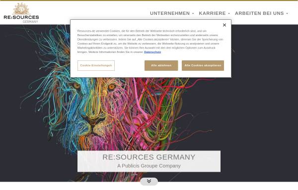 Vorschau von www.resources-de.com, Re:Sources Germany GmbH