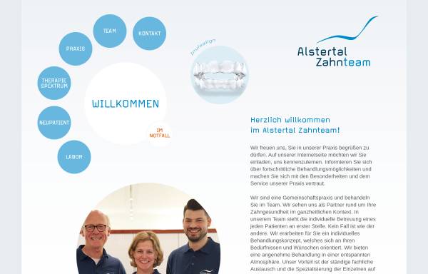 Vorschau von www.ihrzahnteam.de, Zahnarztpraxis Uetzmann und Kreymborg